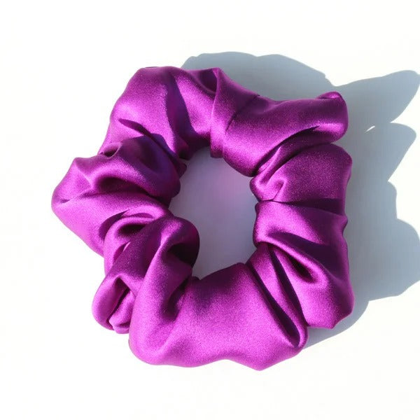 Pure Mulberry Silk Large Scrunchies Rubber Bands