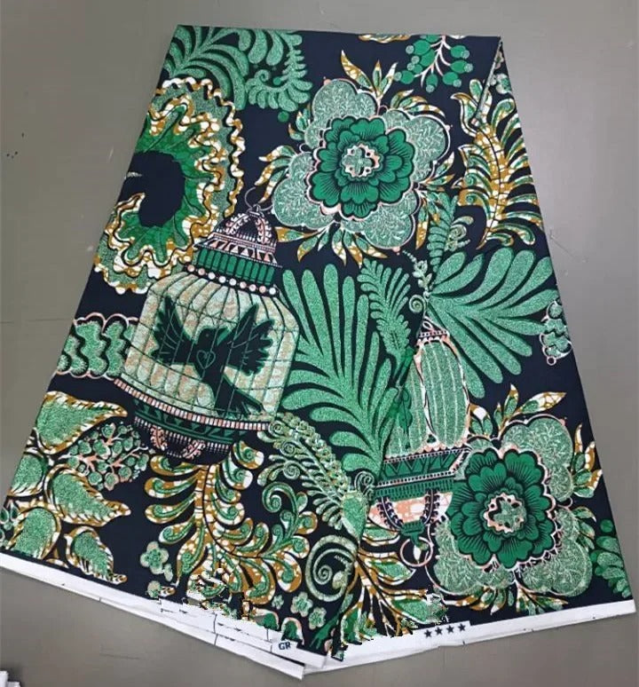 Ankara Fabric 6 Yards African Fabric for Party Dress