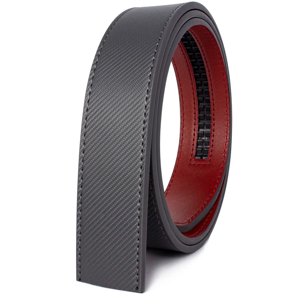 Leather Belts Without Buckle for Men Women High Quality Male Jeans Belt