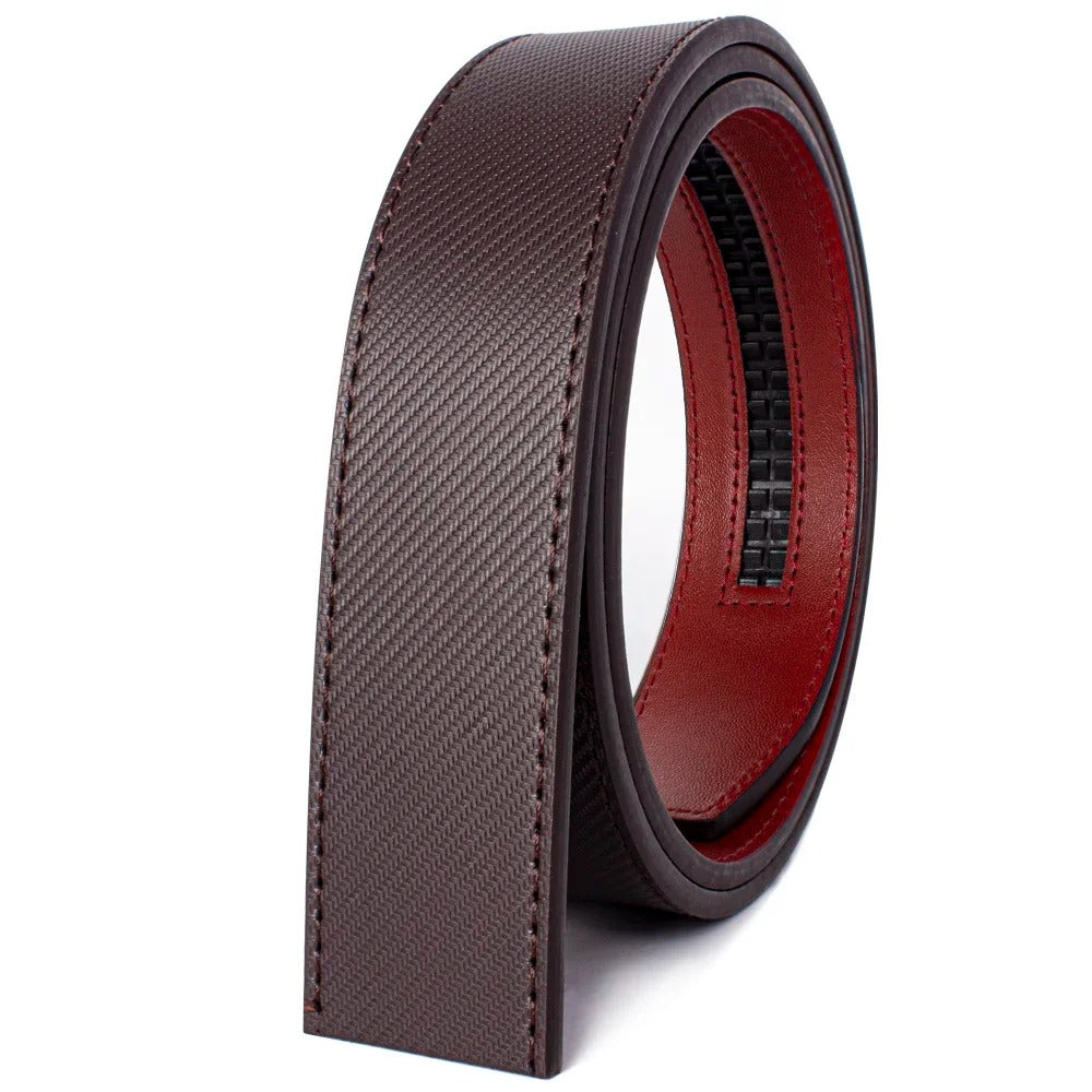 Leather Belts Without Buckle for Men Women High Quality Male Jeans Belt