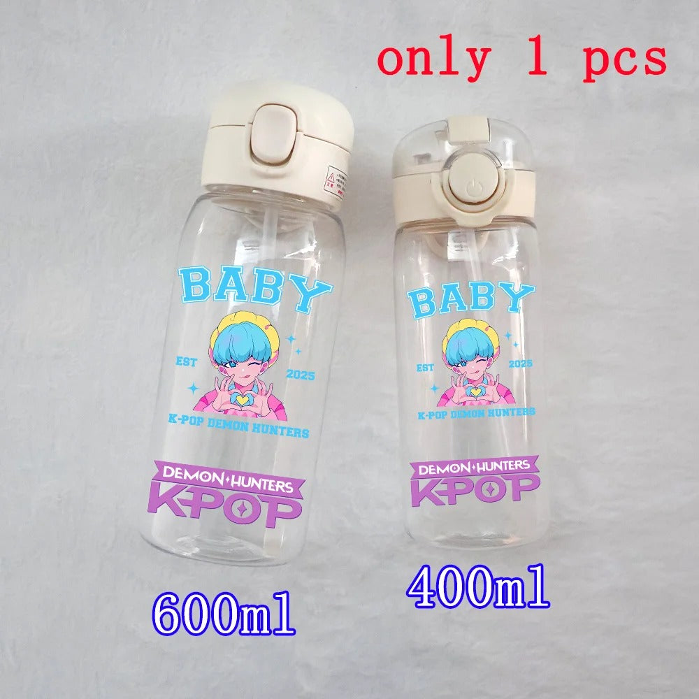 400ML-600ML K-pop Drinking Bottle School Hendrix Gourde.