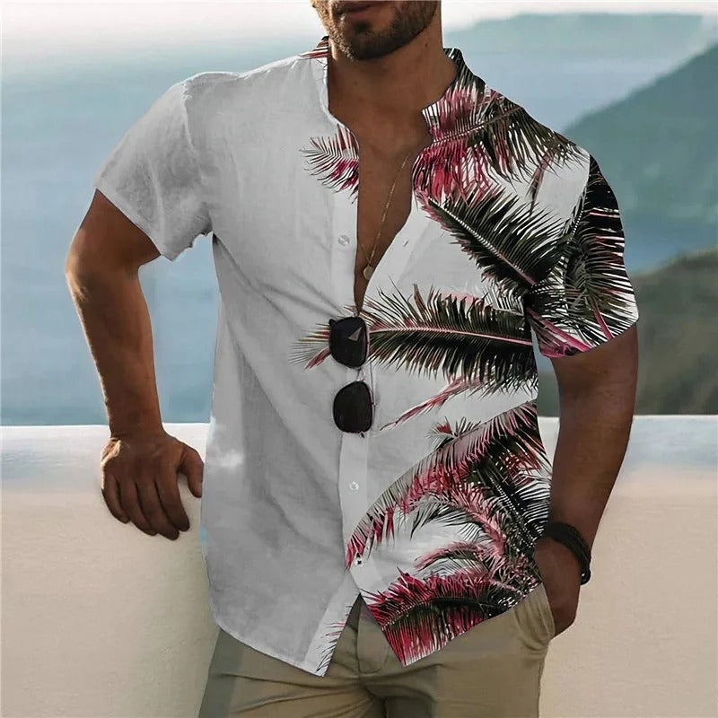 Men's shirt pattern shirt printed shirt