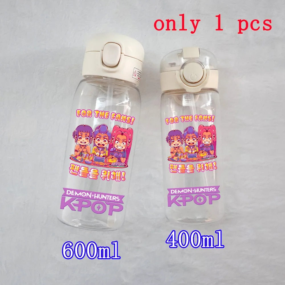 400ML-600ML K-pop Drinking Bottle School Hendrix Gourde.