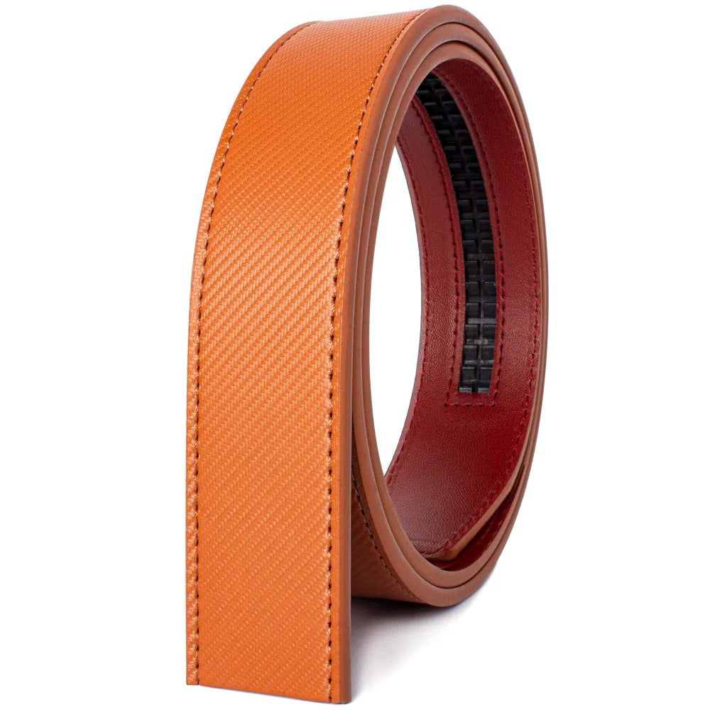Leather Belts Without Buckle for Men Women High Quality Male Jeans Belt