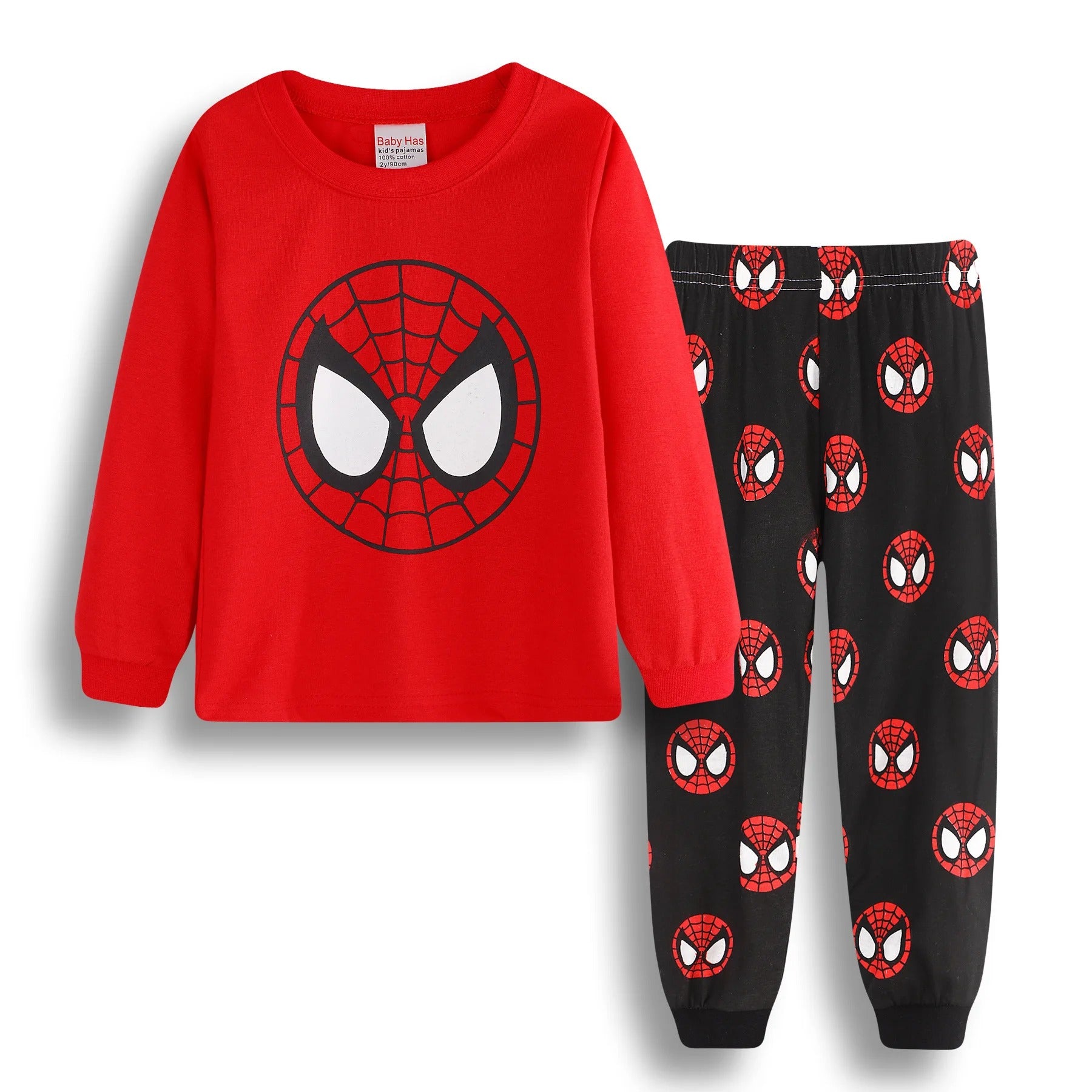 2Pcs/set Spiderman Kids Pajamas for Toddlers Boys