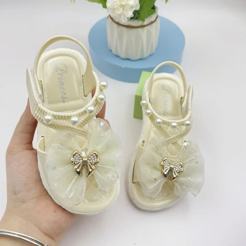 Beach-Ready Princess Shoes With Beaded Tassels, Breathable &amp; Li.