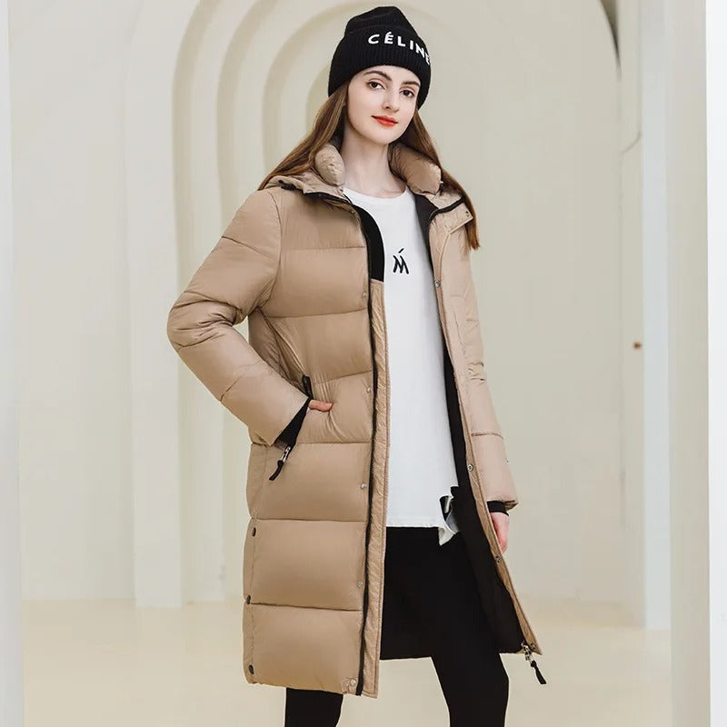 Winter Coat Comfortable Casual Style Polyester Fabric Coat.