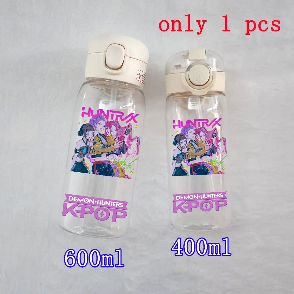 400ML-600ML K-pop Drinking Bottle School Hendrix Gourde.