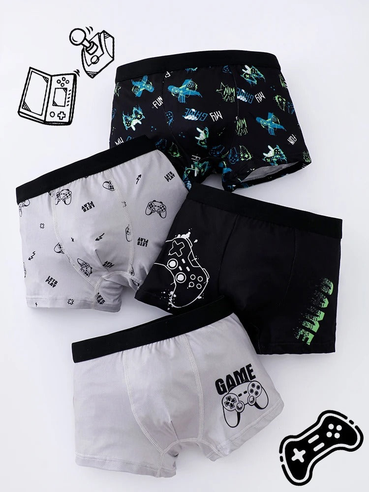 Teenage Boys' Spiderman Knitted Boxer Underwear