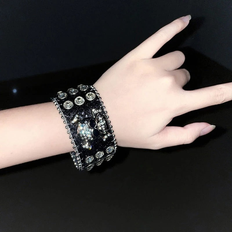 Red Crystal Cross Bracelet