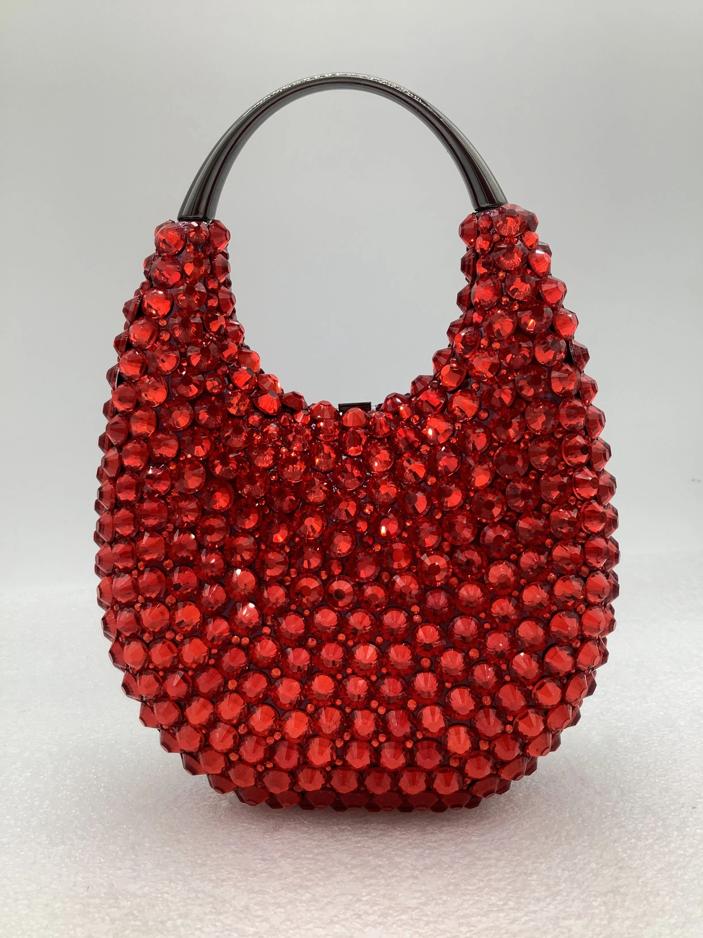 Lady Crystal Clutches Diamonds Chain Evening Bag