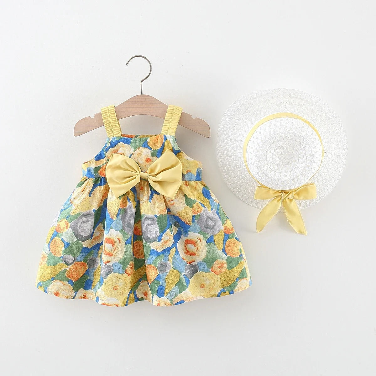Big Bow Cotton Cloth Dress