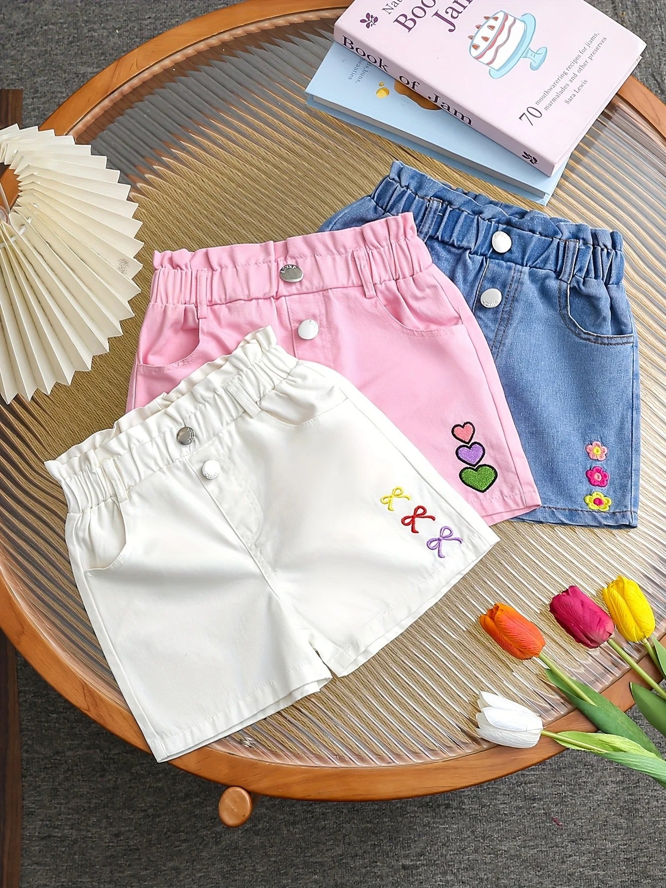 Sweet and Cute Casual Shorts for Girls.