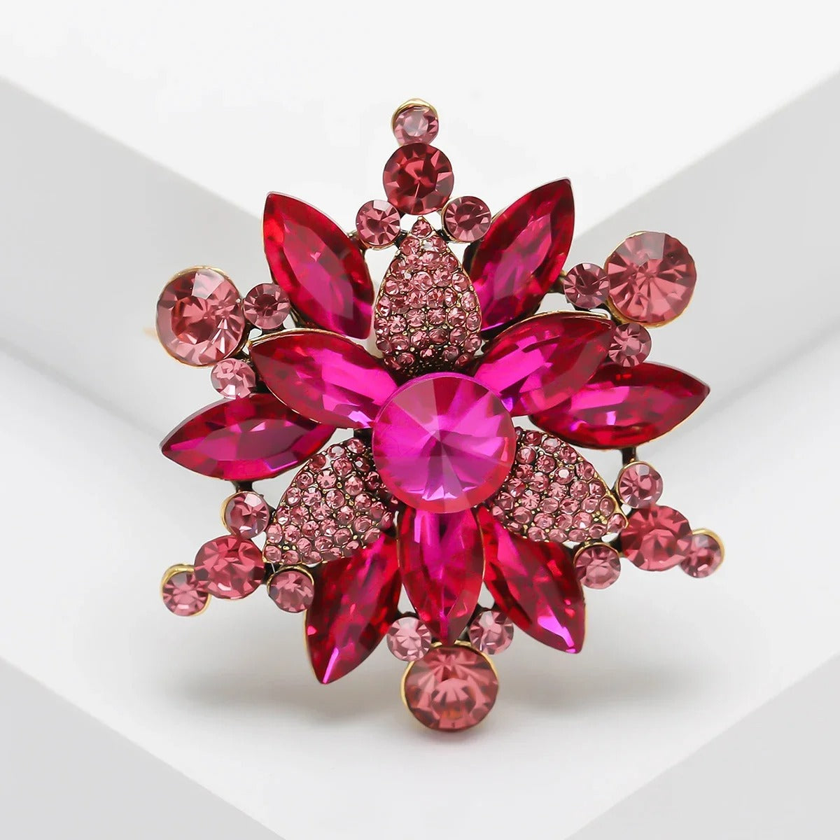 Snowflake Pins Banquet Brooches for Women