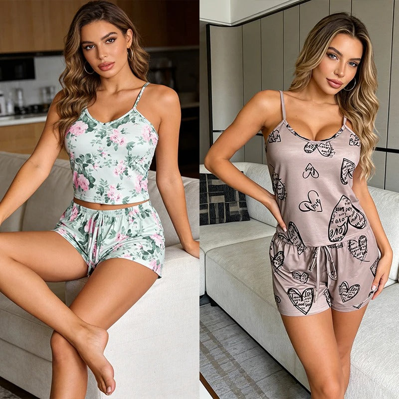 2Pcs/SET Women Sexy Sleepwear.