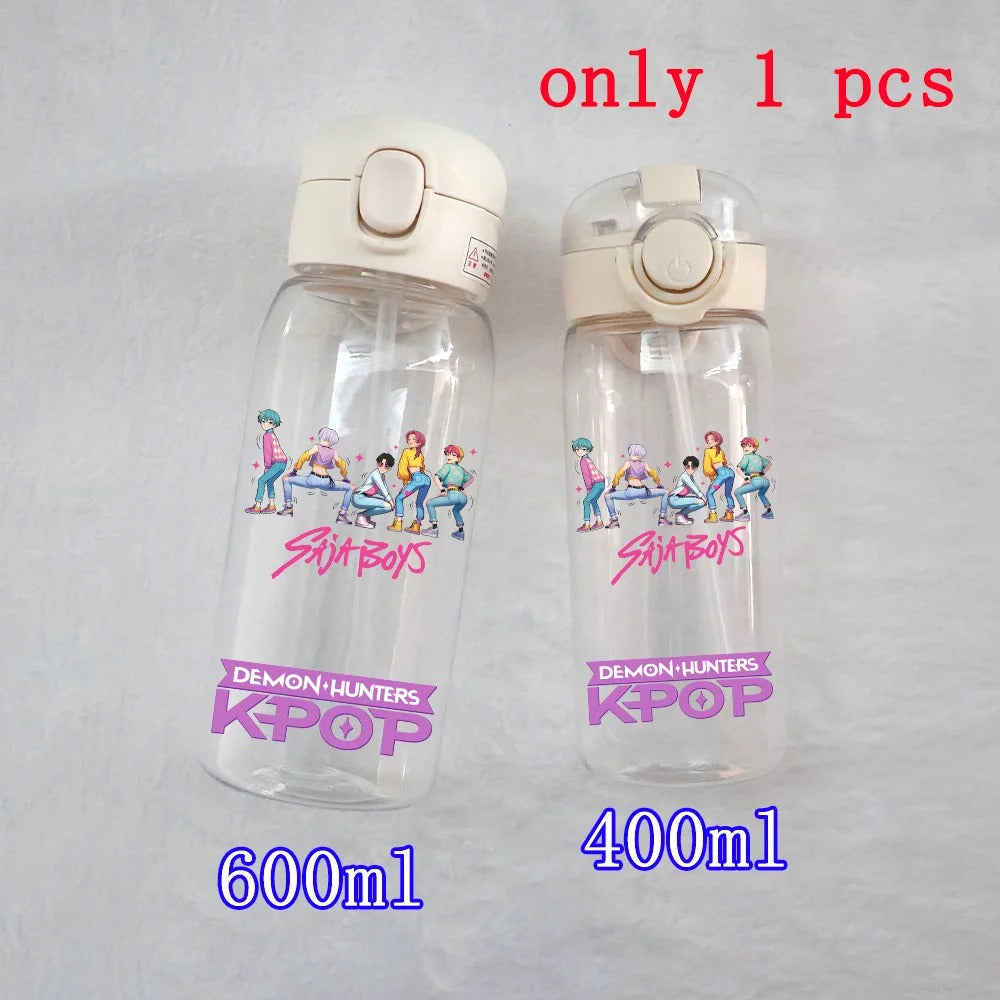 400ML-600ML K-pop Drinking Bottle School Hendrix Gourde.
