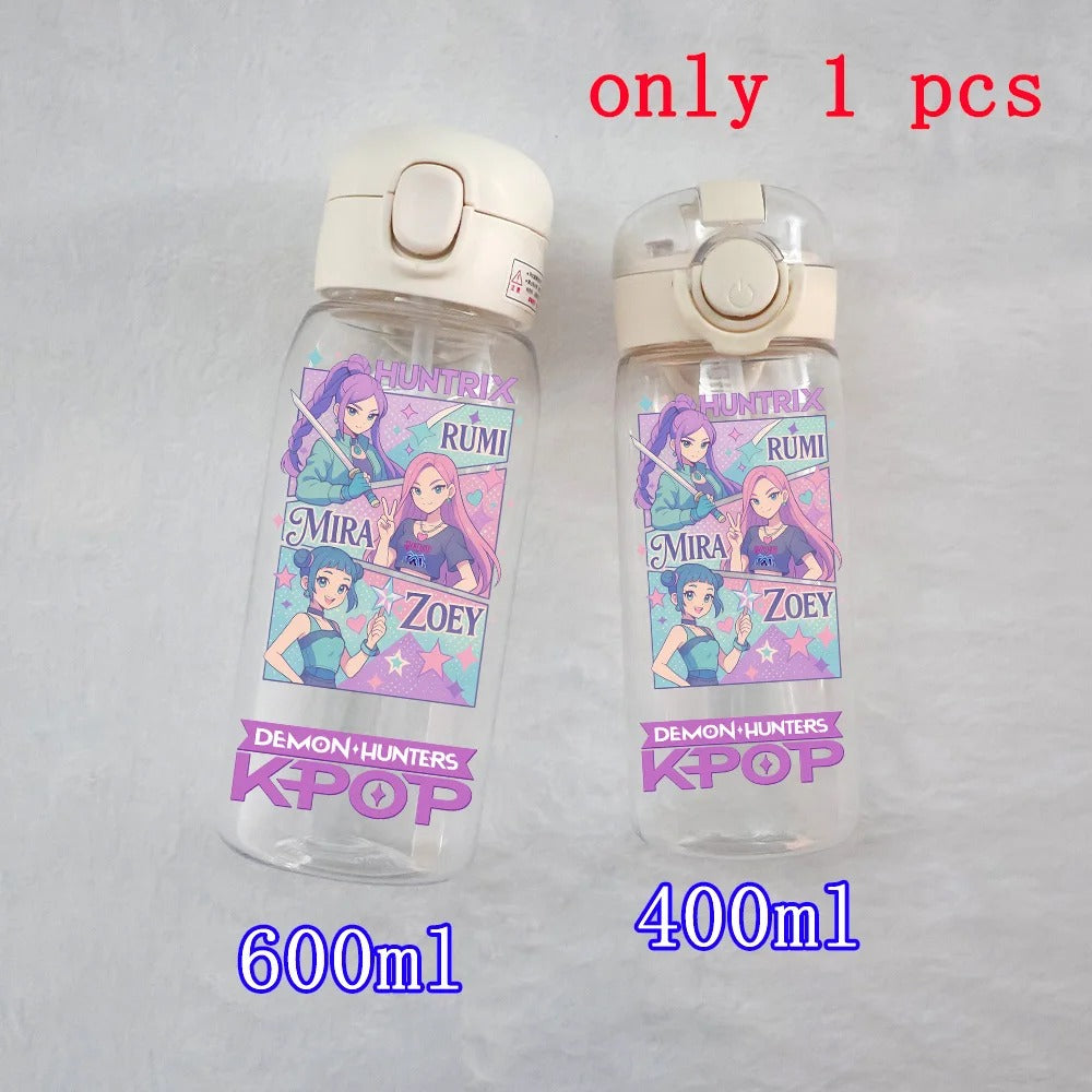 400ML-600ML K-pop Drinking Bottle School Hendrix Gourde.