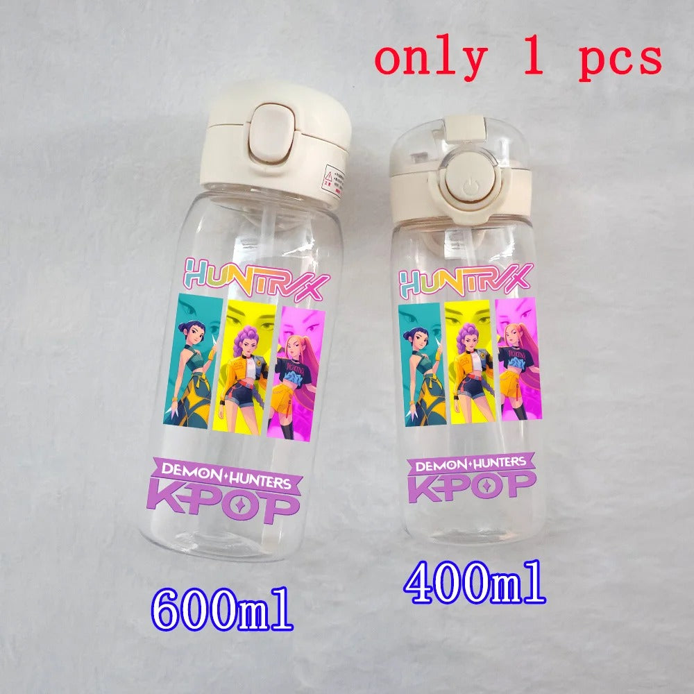 400ML-600ML K-pop Drinking Bottle School Hendrix Gourde.
