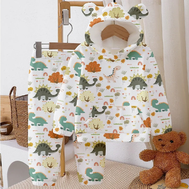 Two-Piece Set Long Sleeve Outfit for Baby Boys