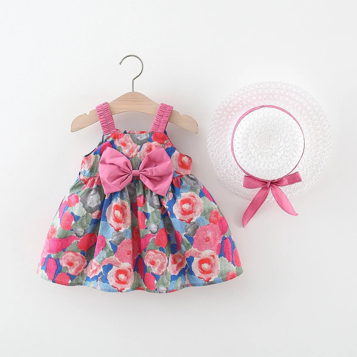 Big Bow Cotton Cloth Dress