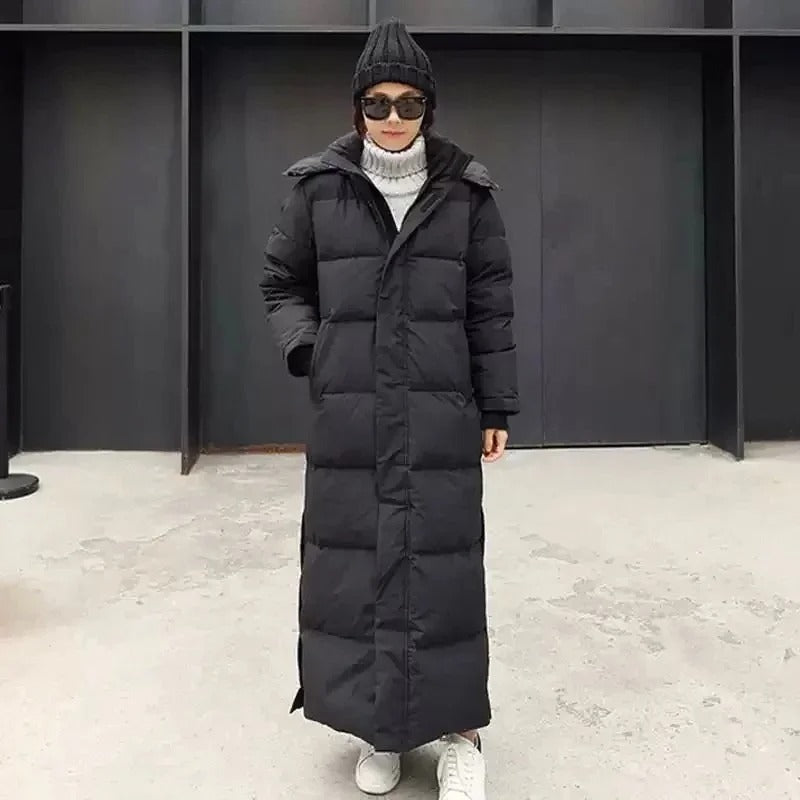 Super Long Padded Cotton Jacket Women