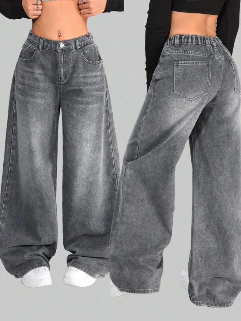 Over sized jean female