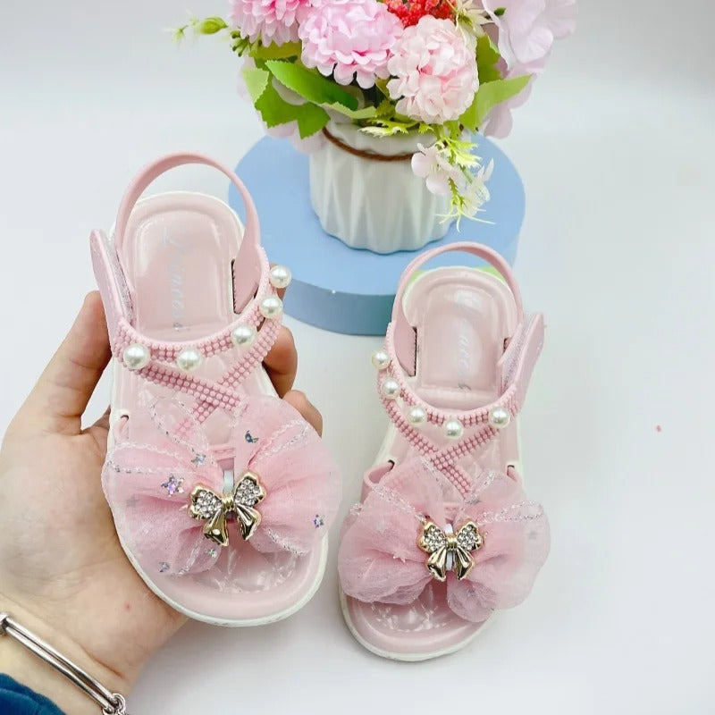 Beach-Ready Princess Shoes With Beaded Tassels, Breathable &amp; Li.