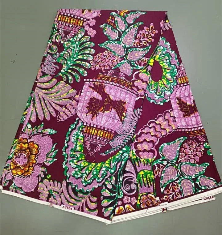 Ankara Fabric 6 Yards African Fabric for Party Dress