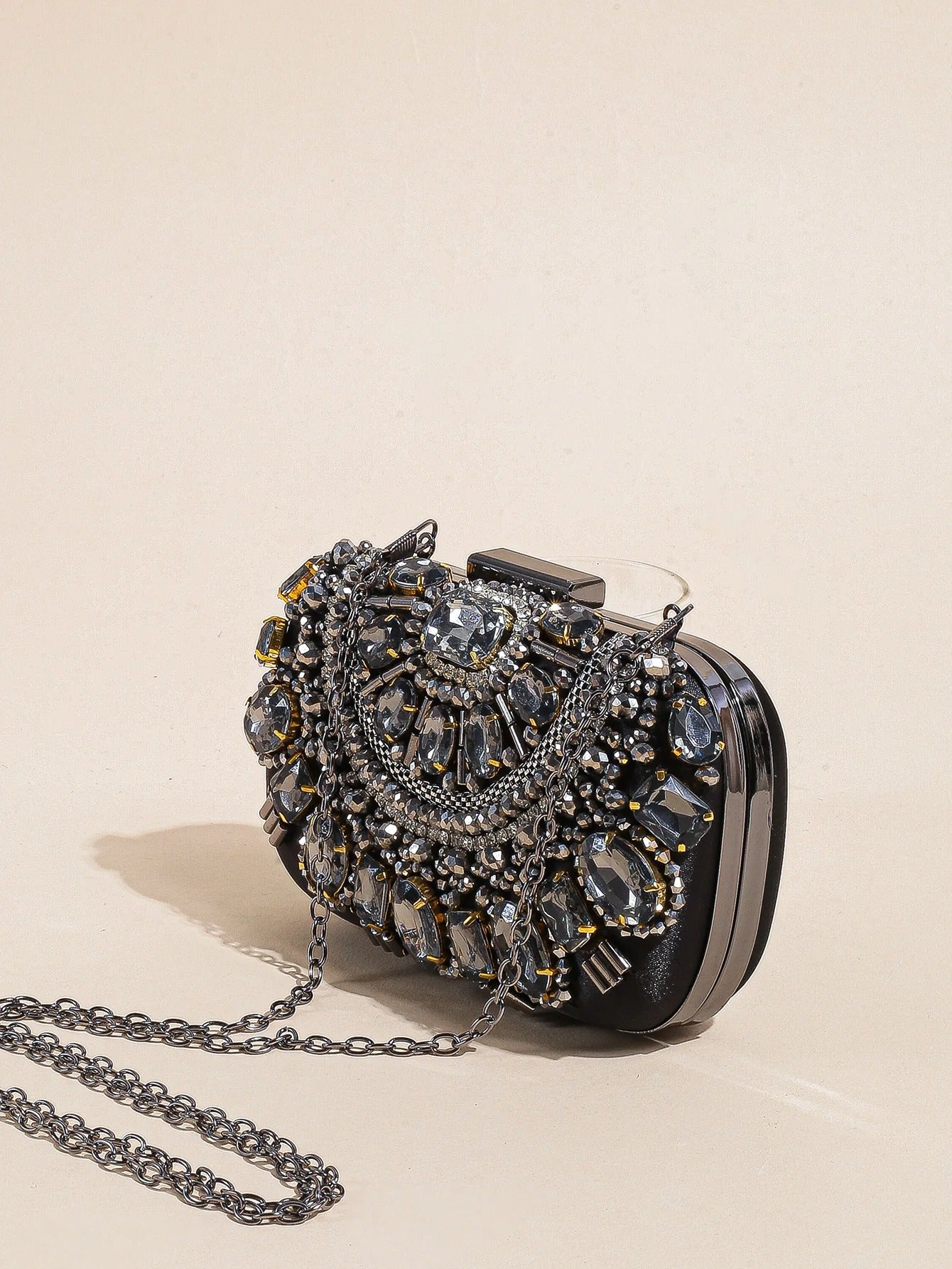 Mini Baroque Jewel Retro Beaded Clutch