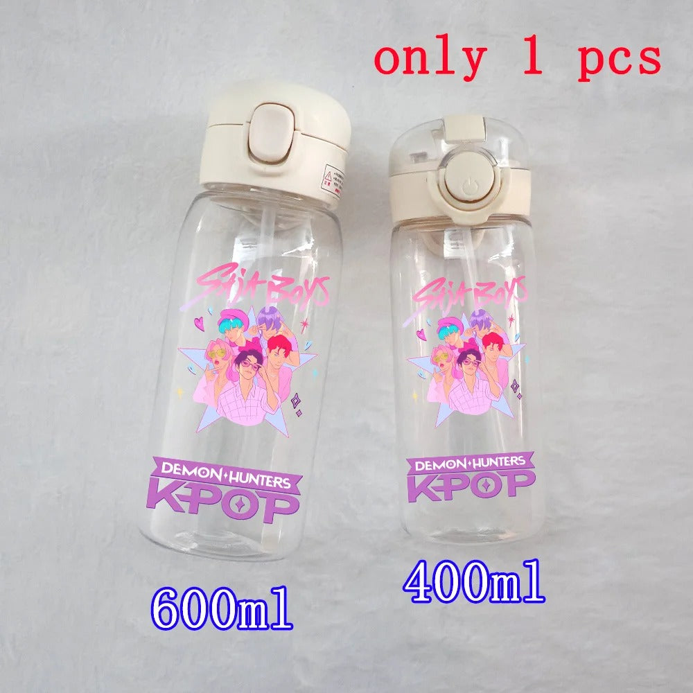 400ML-600ML K-pop Drinking Bottle School Hendrix Gourde.