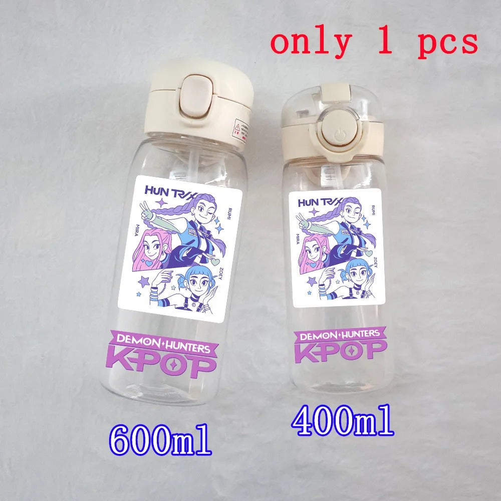 400ML-600ML K-pop Drinking Bottle School Hendrix Gourde.