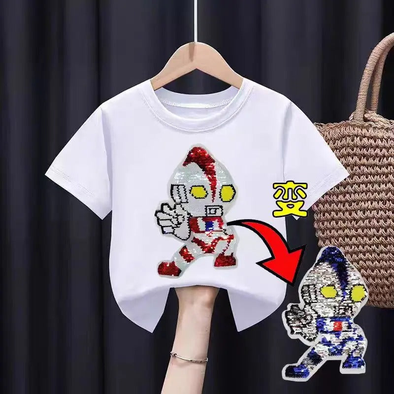 Boys' Short Sleeved T-Shirt Sports