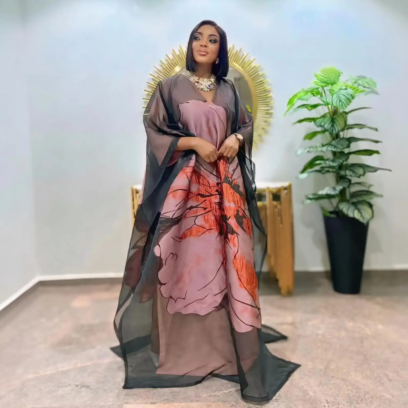 New Design African dresses for woman Embroidery Clothing African dresses.