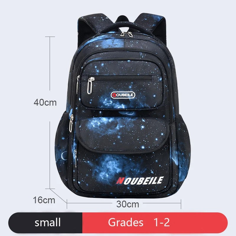 Sky Print Boy Girl Children's Shoulder Bag Waterproof School Bag