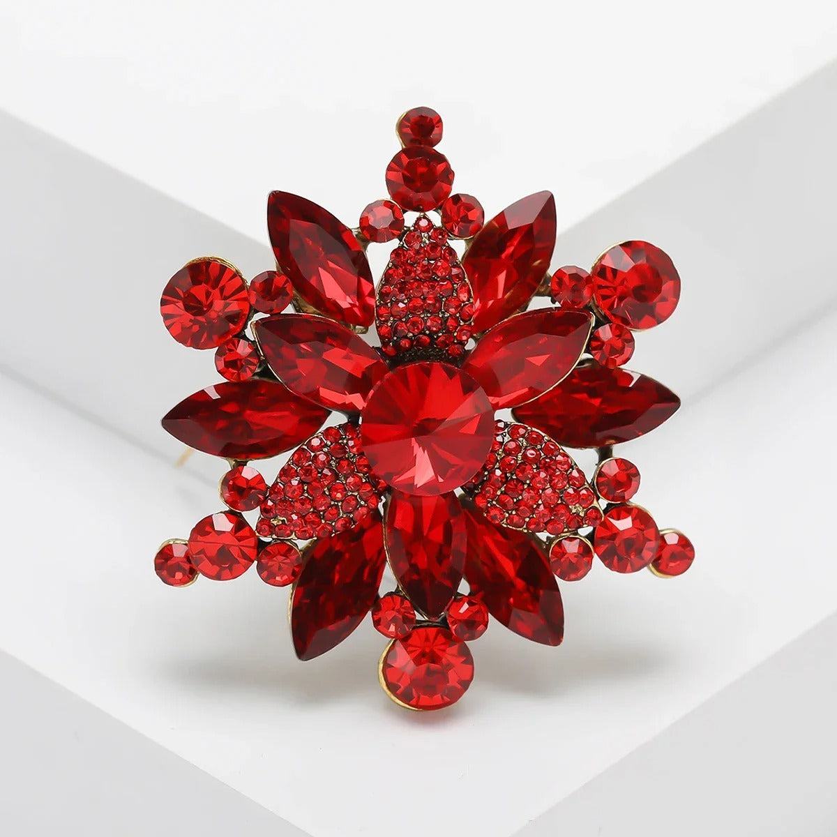 Snowflake Pins Banquet Brooches for Women