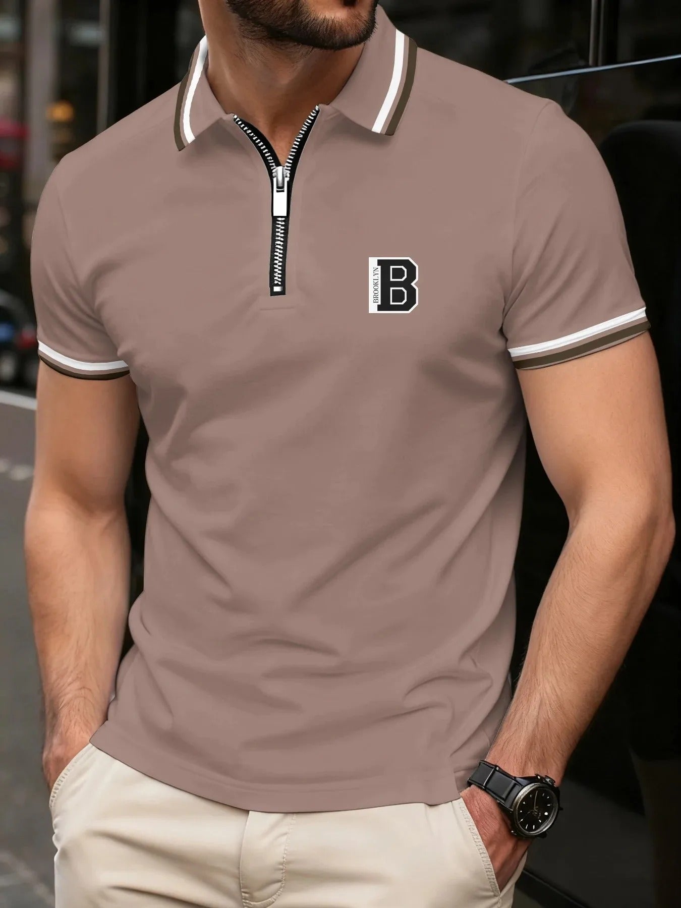 lightweight casual and fashionable with a refreshing letter print.