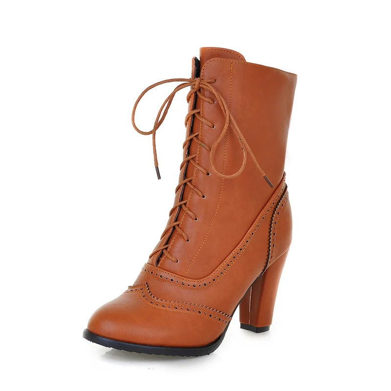 British Style Women's Brogue Shoes woman
