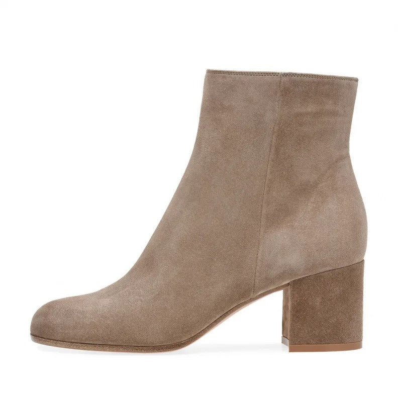 Women's round Toe Ankle Boots