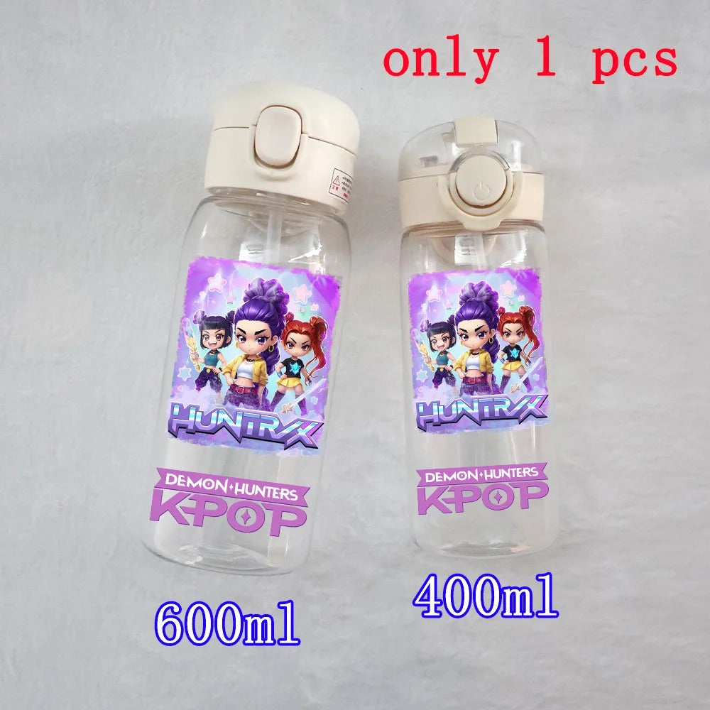 400ML-600ML K-pop Drinking Bottle School Hendrix Gourde.