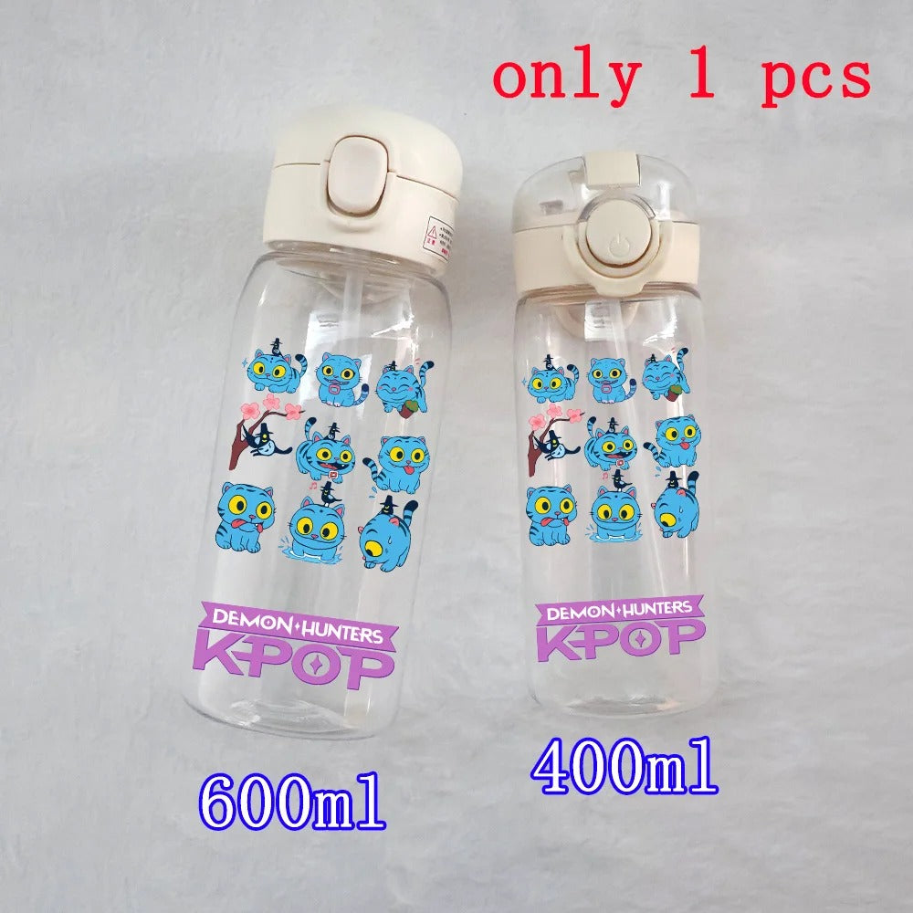 400ML-600ML K-pop Drinking Bottle School Hendrix Gourde.