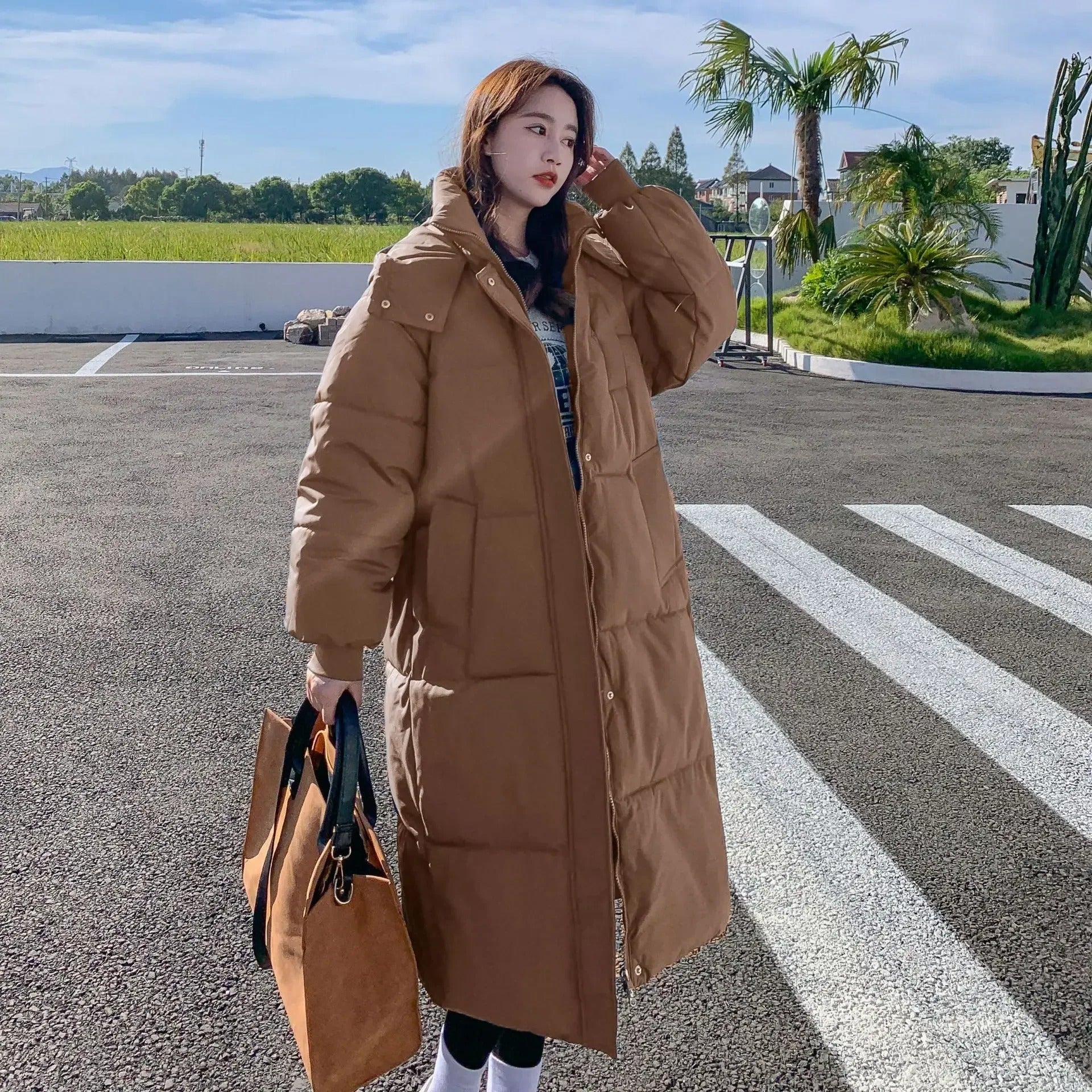 Winter Jacket Women's Thick Warm Down Cotton Padded