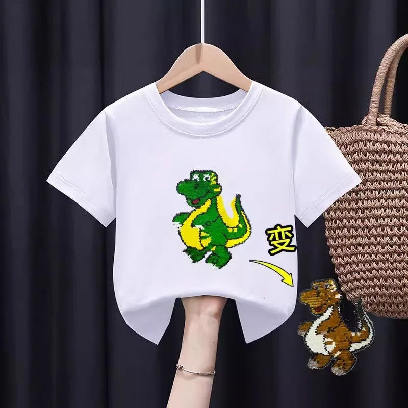 Boys' Short Sleeved T-Shirt Sports