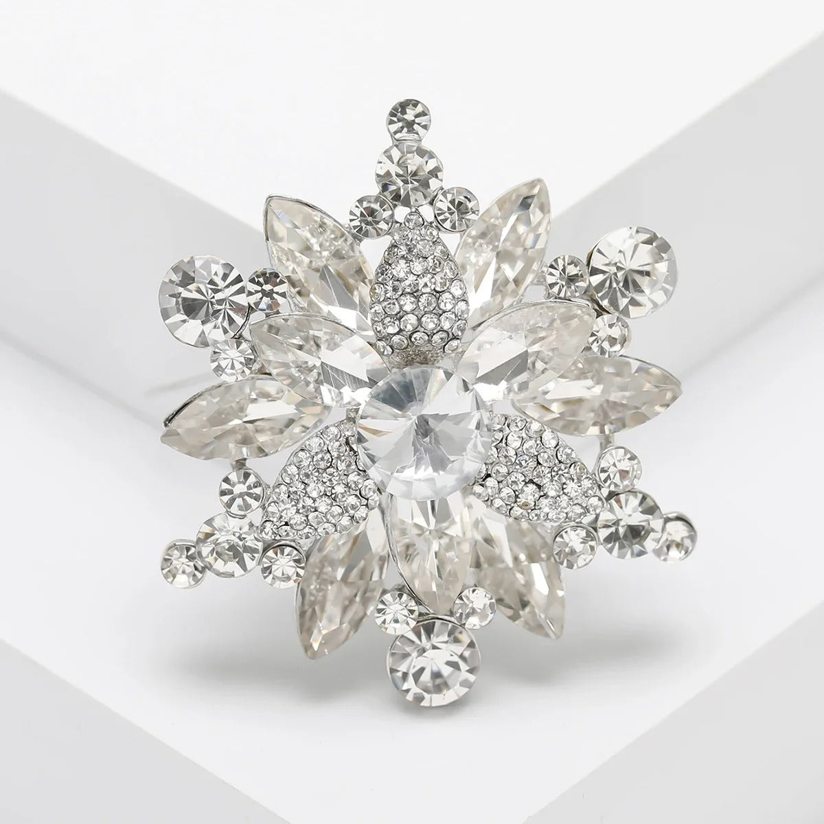 Snowflake Pins Banquet Brooches for Women