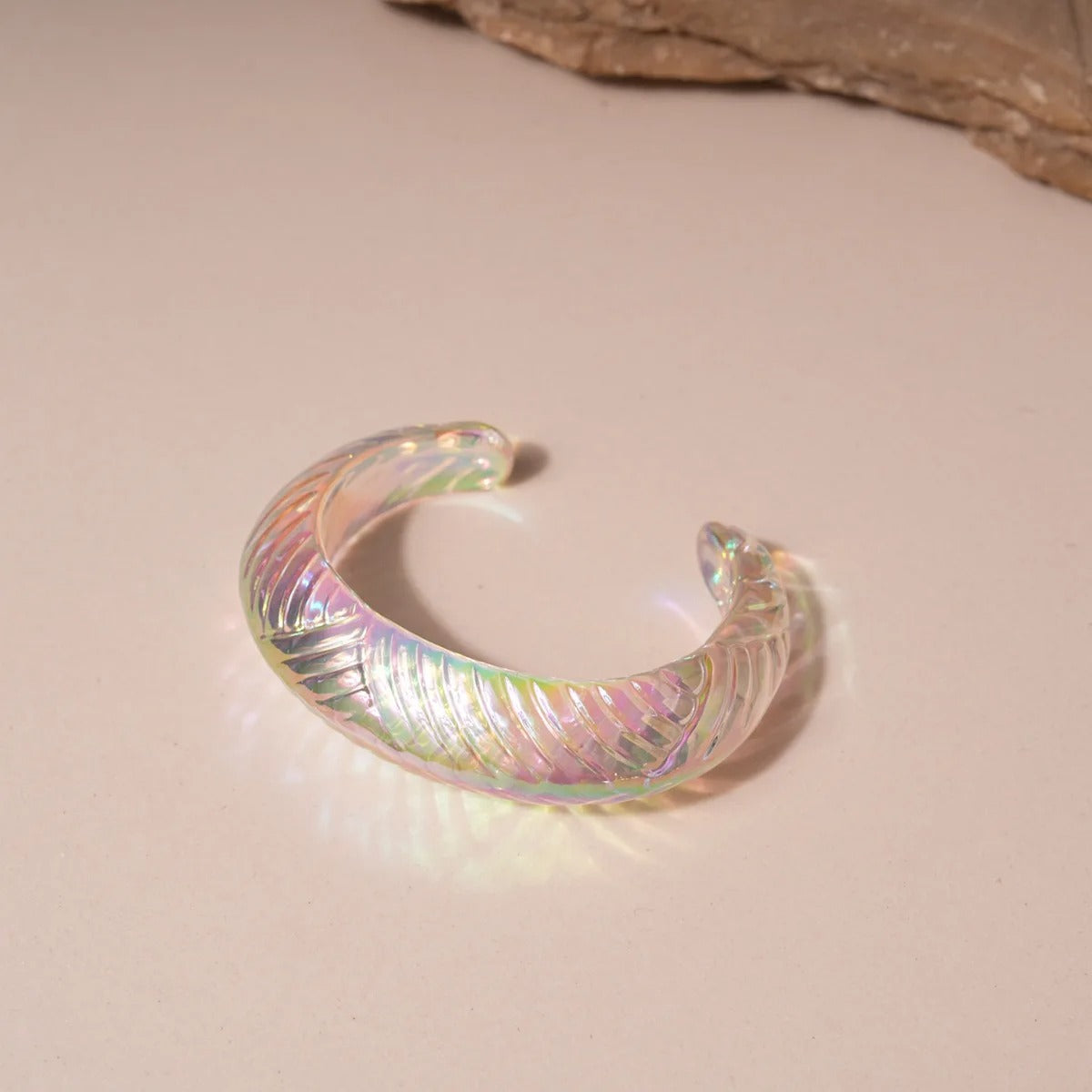 Irregular Large Wide Cuff Bracelet