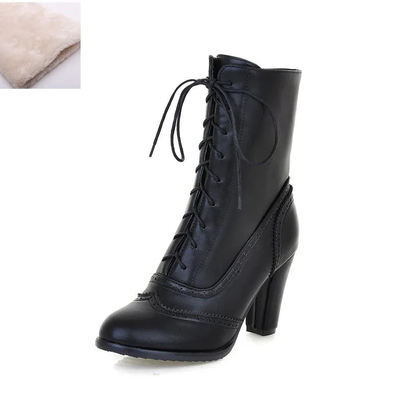 British Style Women's Brogue Shoes woman