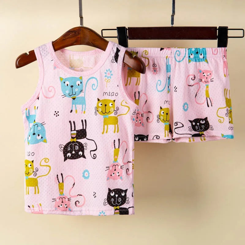 Cartoon Children's Dinosaur Pajamas Sleepwear Kids.