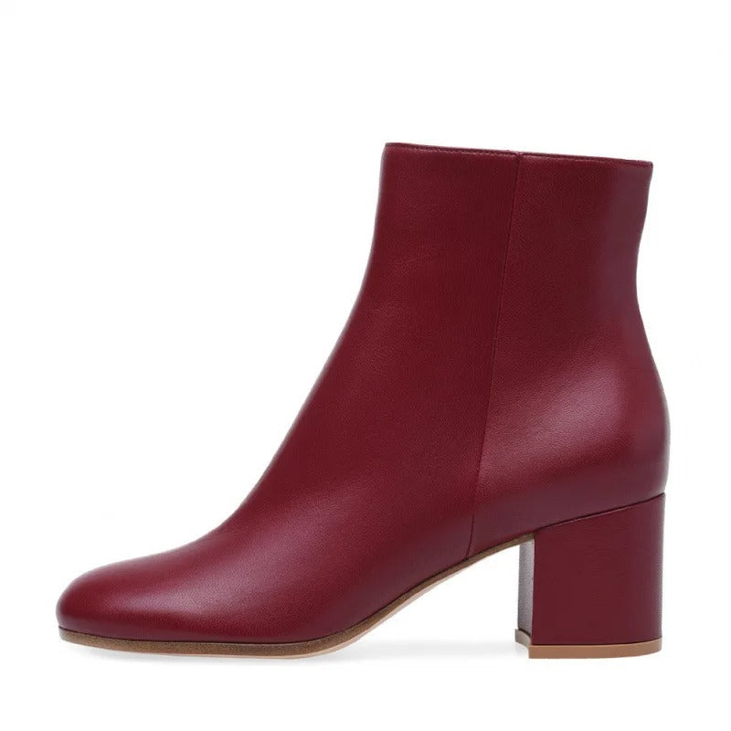 Women's round Toe Ankle Boots