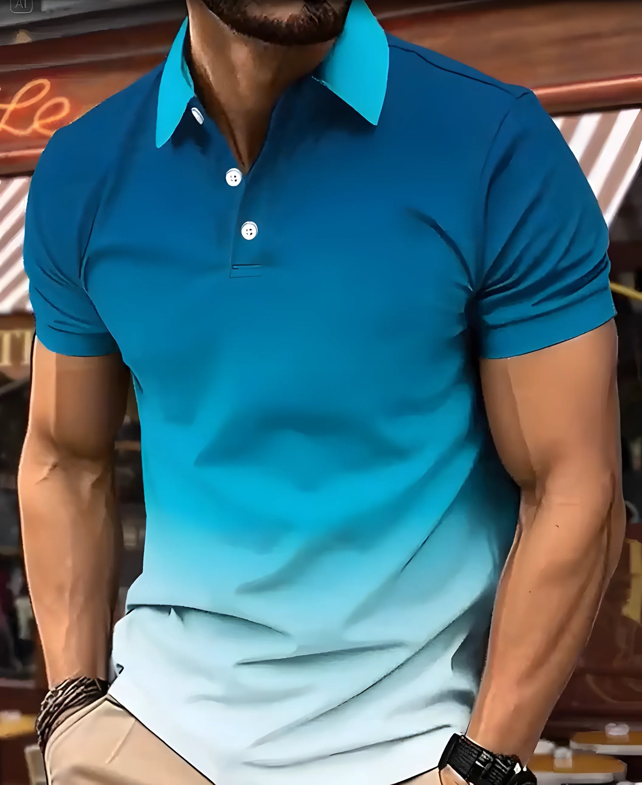 new men's POLO shirt