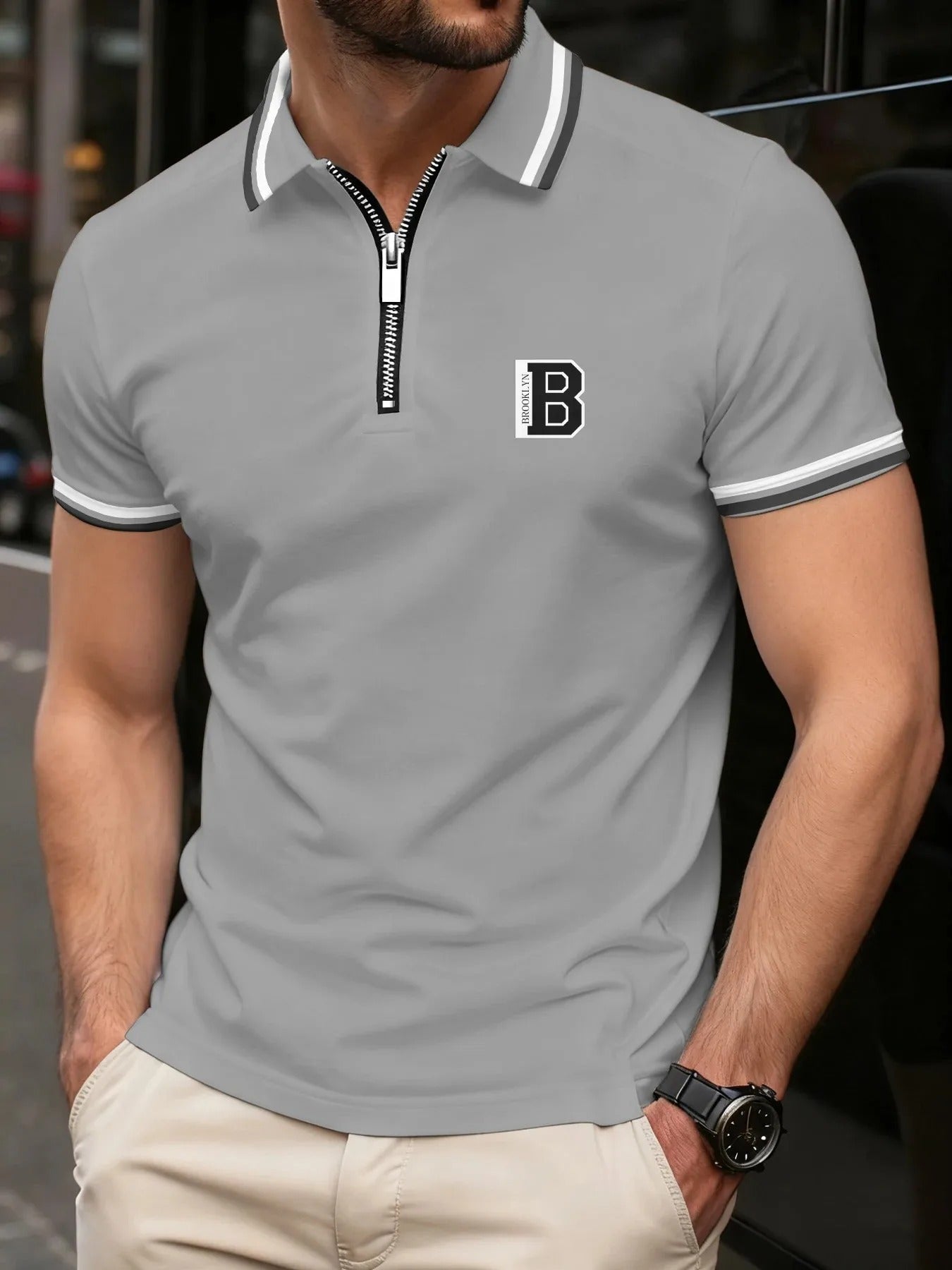 lightweight casual and fashionable with a refreshing letter print.