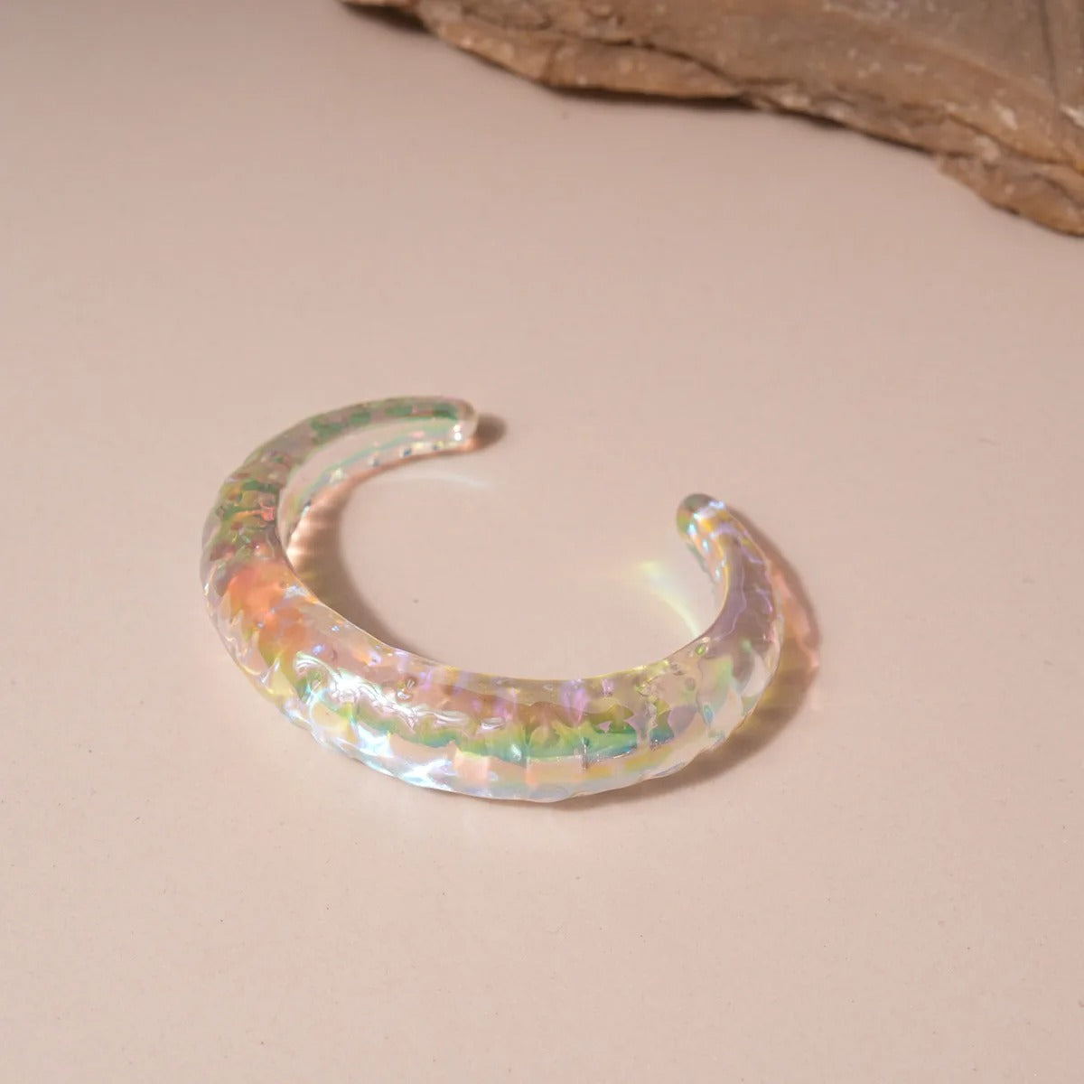 Irregular Large Wide Cuff Bracelet
